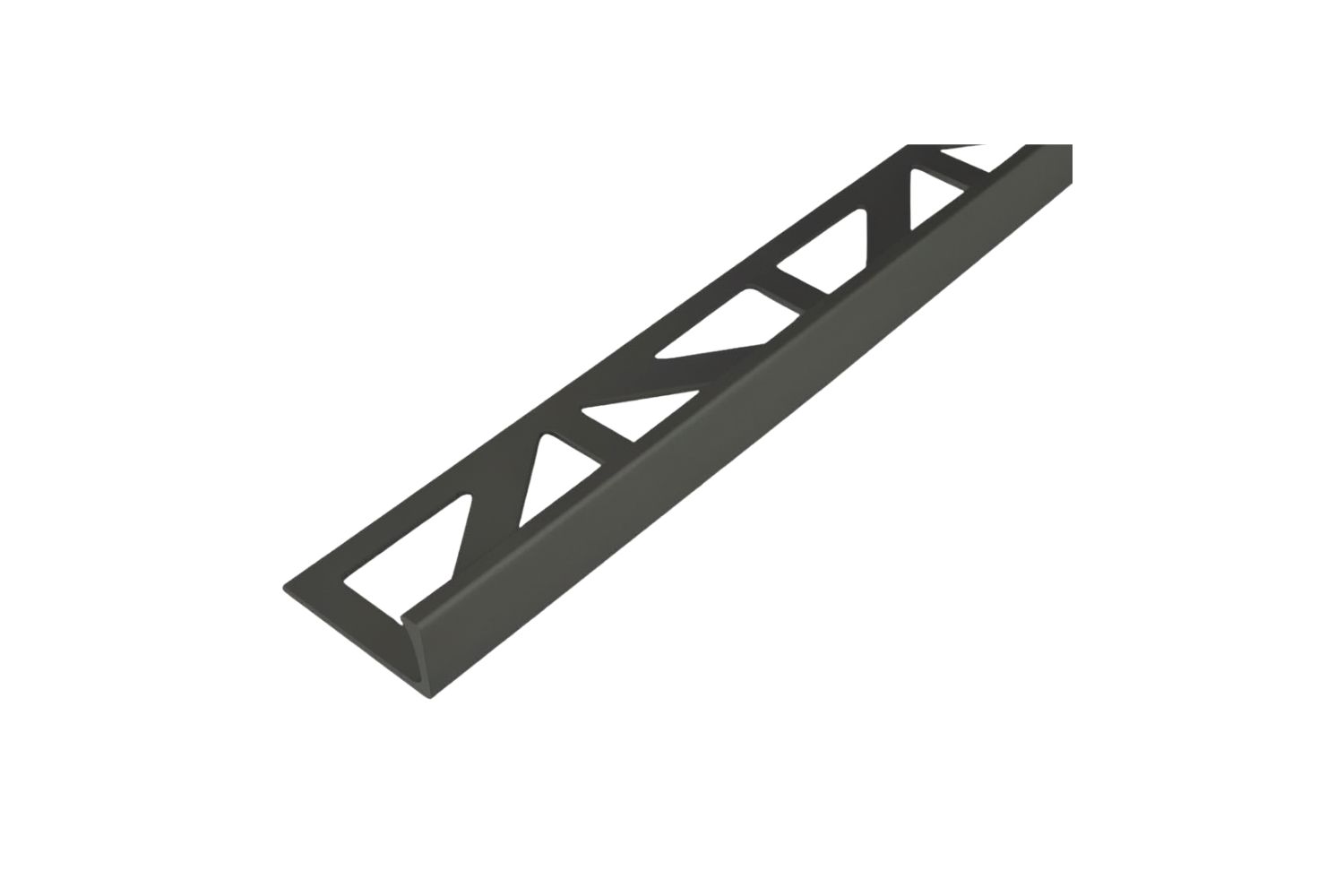 Dural Winkelprofil anthrazit DUROSOL pulverbeschichtet Aluminium-Abschlussschiene 250 cm