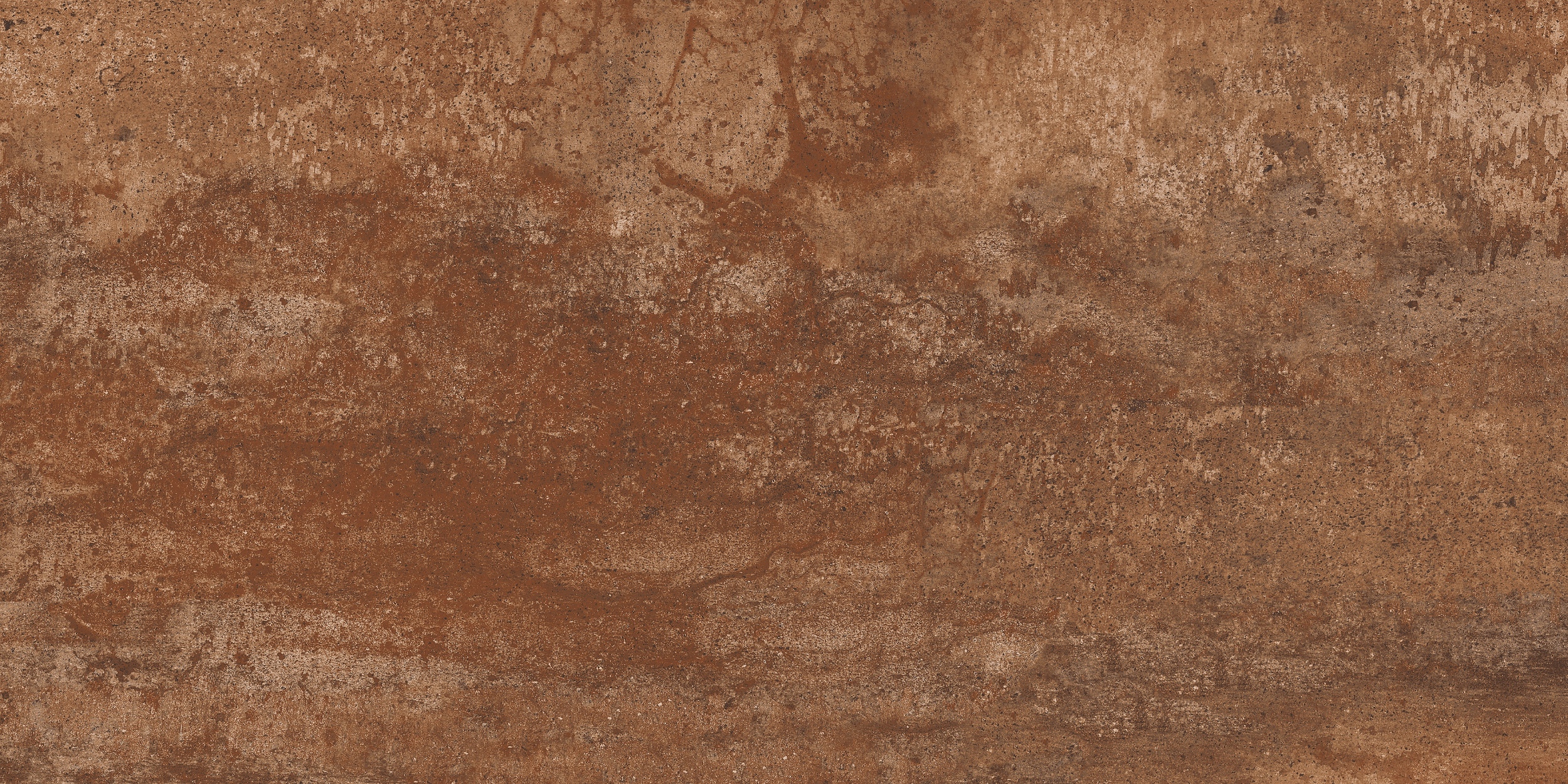 50x100 cm Fliese Metalloptik Serenissima Costruire Metallo Rame Bodenfliesen Wandfliesen rot-braun Kupfer Rost