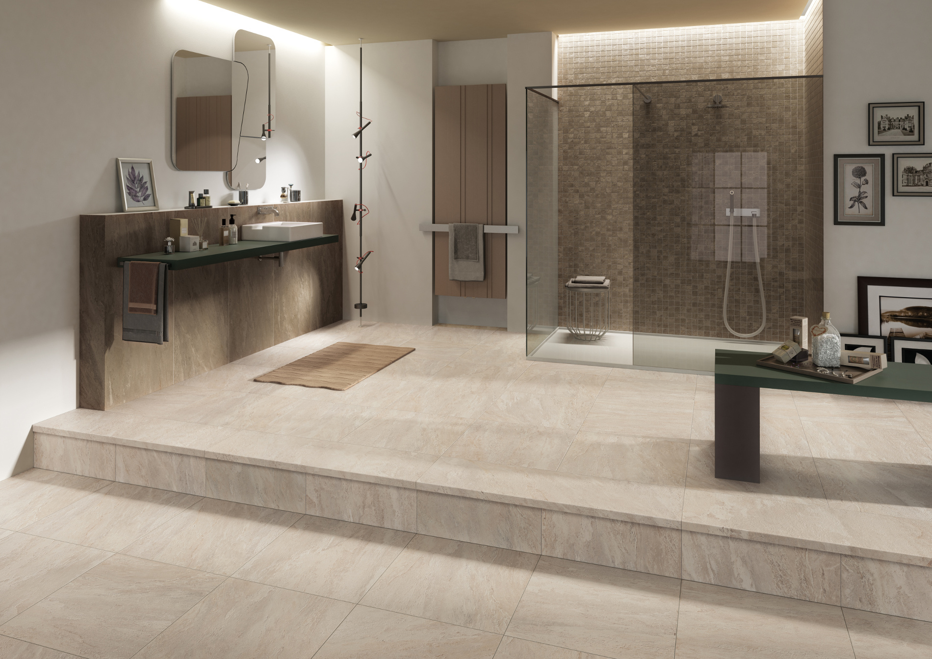 Fliesen Natursteinoptik Dolomite beige matt 30x60 bei Fliesenprofi kaufen
