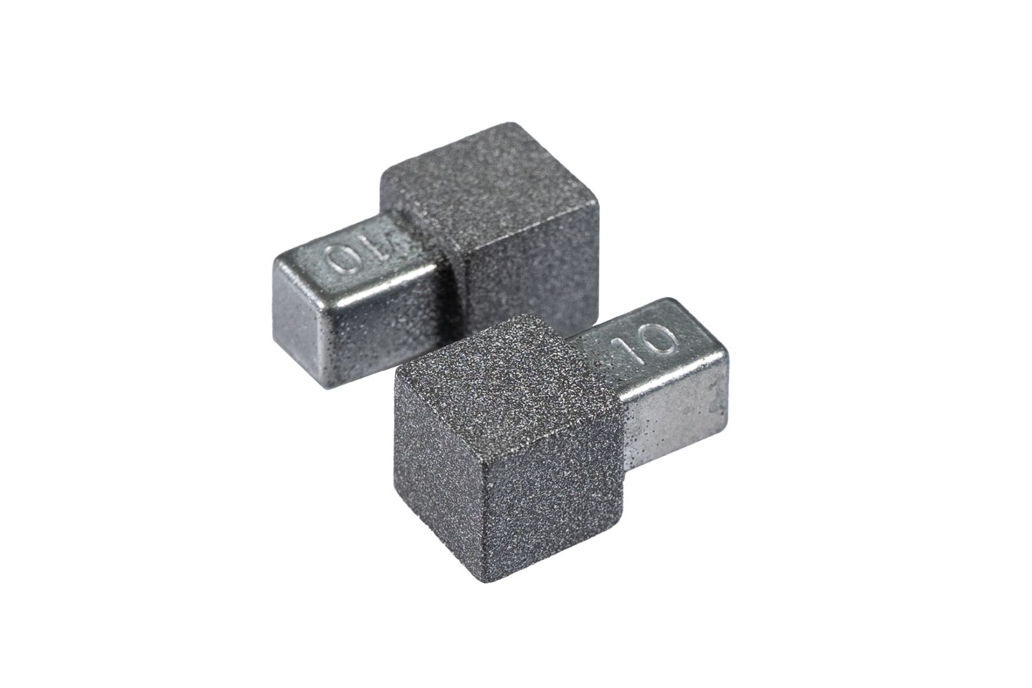 2 Stk. Dural Ecken für Fliesenprofil Graphite Slate pulverbeschichtet SQUARELINE ROCKS Aluminium