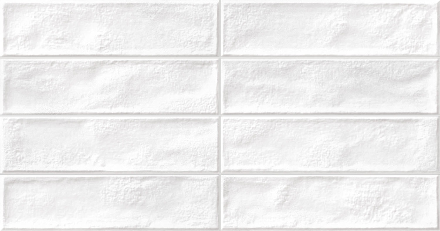 Wandfliesen Metrofliesen Manhatten White 31x60 cm weiß Metro-Fliesen