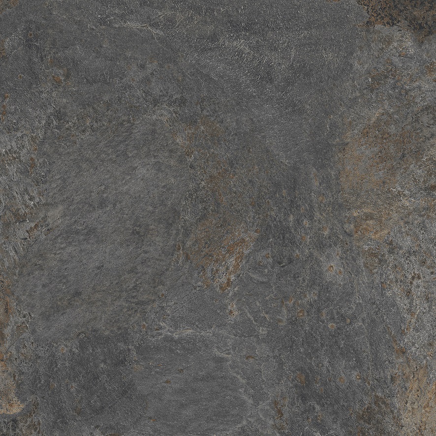 Fliese Natursteinoptik grau-blau matt 90 x 90cm  "Nebula Cobalt" Feinsteinzeug mit fühlbarer 3D-Steinstruktur