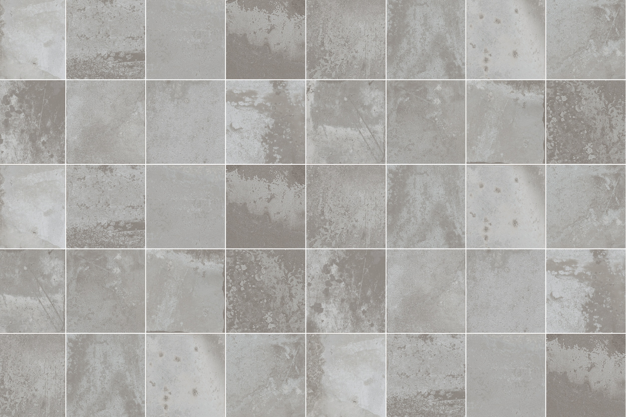 Wandfliese Vintag-Retro Provence Silver grau Fliese für Badezimmer Bad