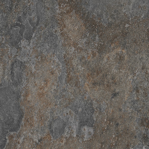 Fliese Natursteinoptik grau-blau matt 60 x 60cm "Nebula Cobalt" Feinsteinzeug mit fühlbarer 3D-Steinstruktur