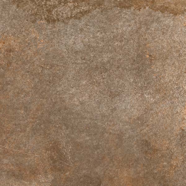 Fliese Steinoptik rustikal orange rot "Bor Oxido" rektifiziert