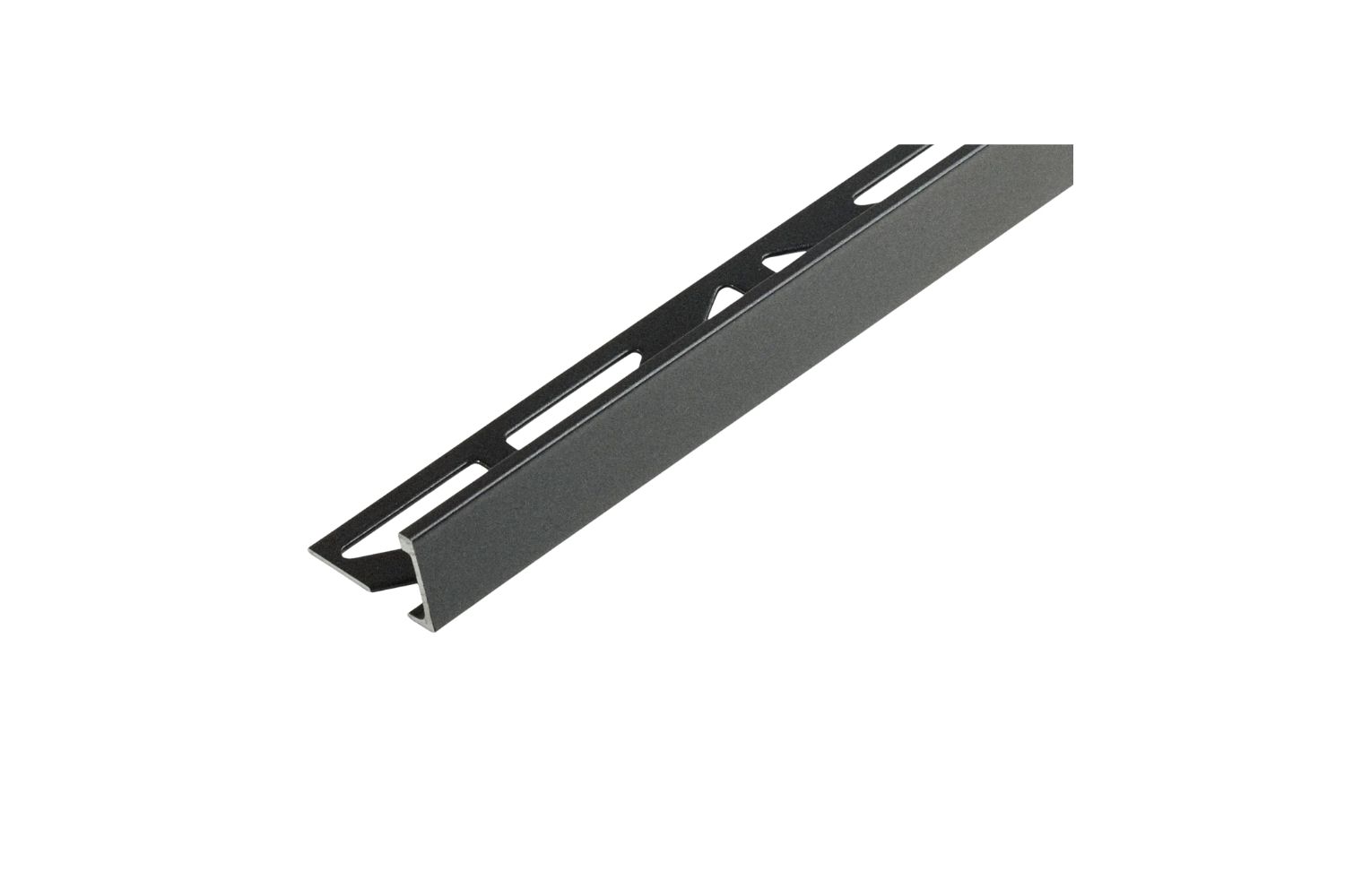 Dural Winkelprofil graphit DUROSOL pulverbeschichtet Aluminium-Abschlussschiene 250 cm