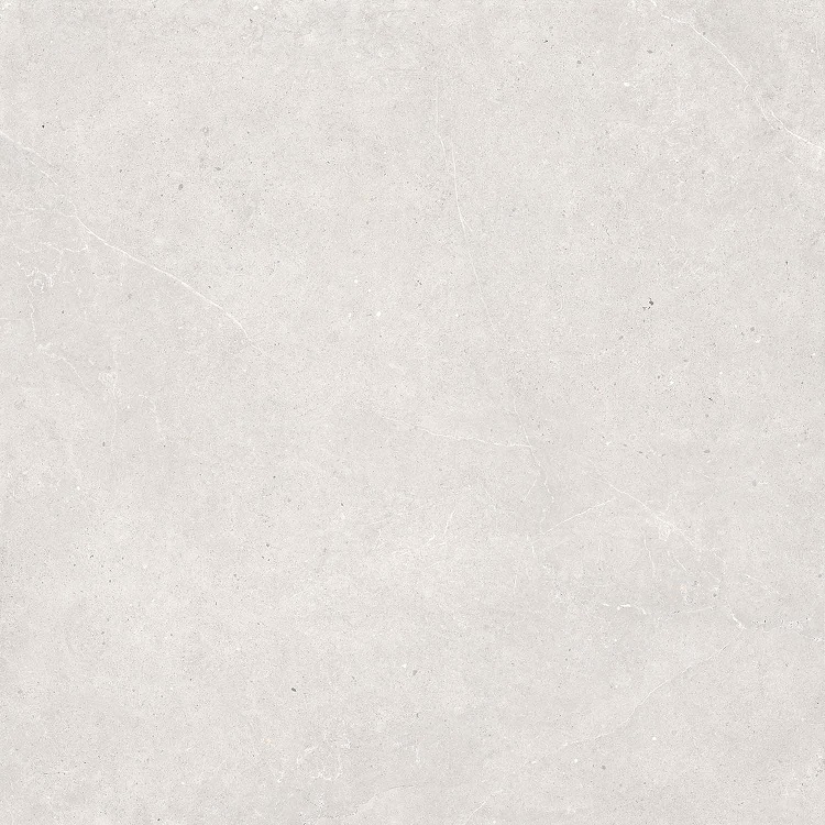 Fliese Kalkstein-Optik weiß matt "Serenna White" Feinsteinzeug rektifiziert 
