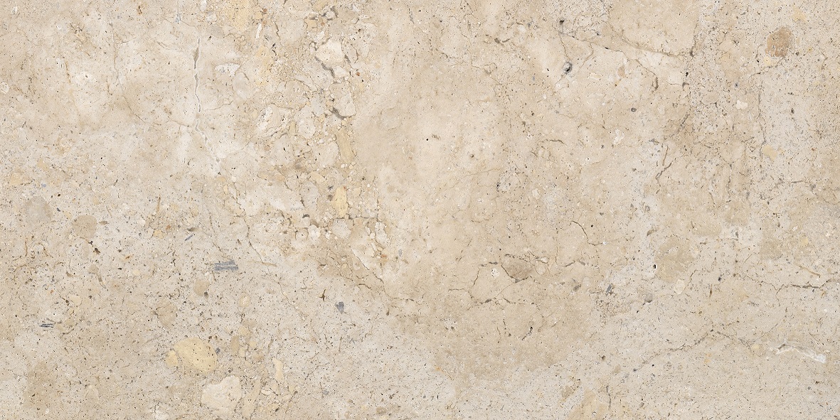 Fliese Natursteinoptik beige matt 30 x 60 cm "Petra Beige" Feinsteinzeug mit fühlbarer 3D-Steinstruktur
