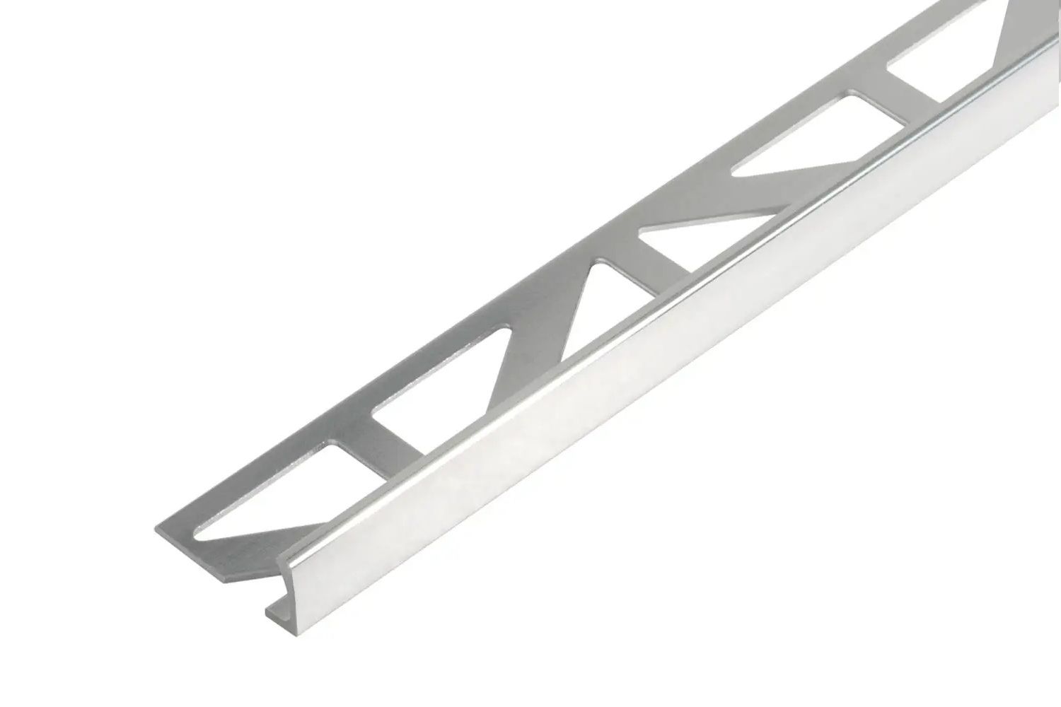 Fliesenschiene Aluminium 250cm, Eloxiert Schwarz – 8mm Hoch, Als Kantenschutz & Abschlussleiste